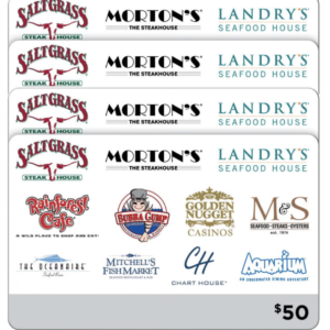 Landry's 4x$50 e-Gift Cards